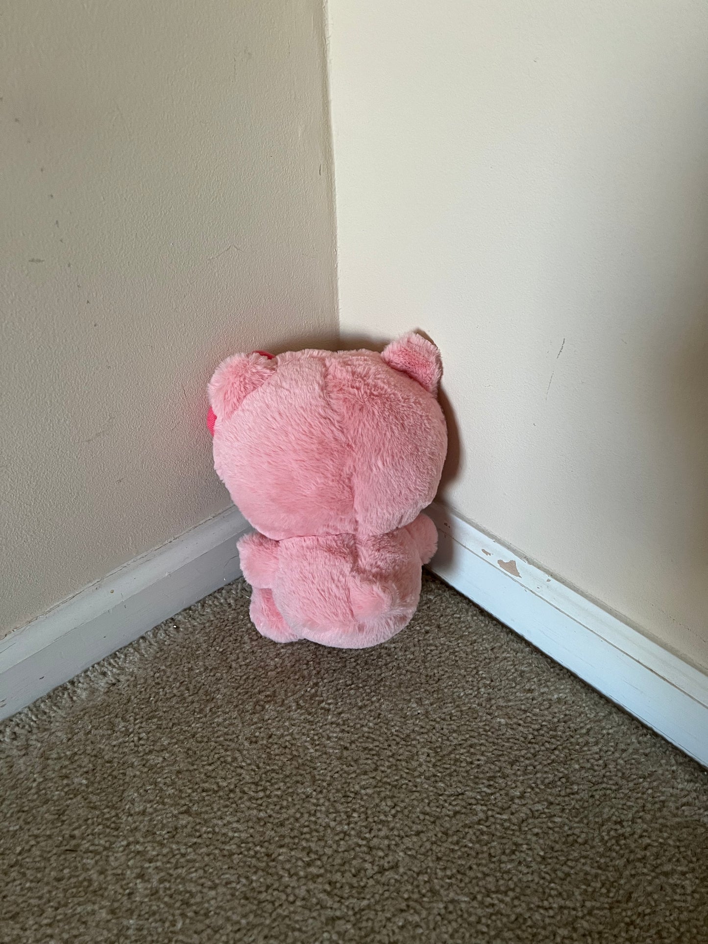 Hello kitty in pink bear onesie