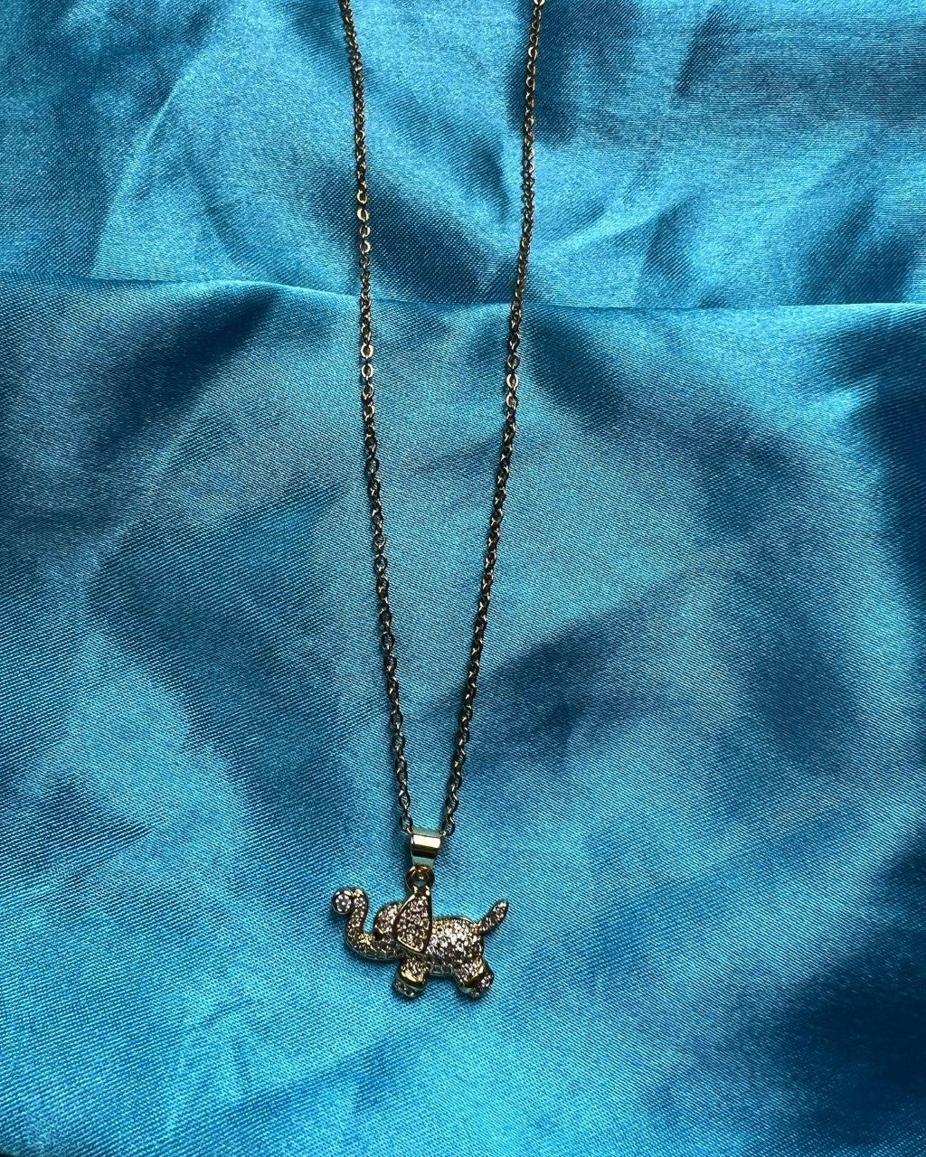 small elephant necklace