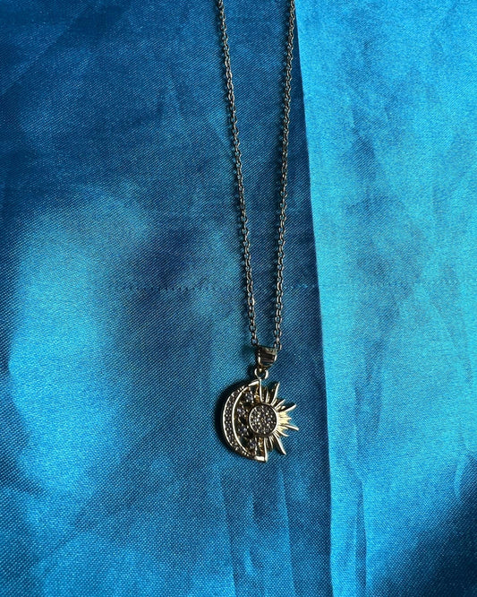 sun & moon necklace